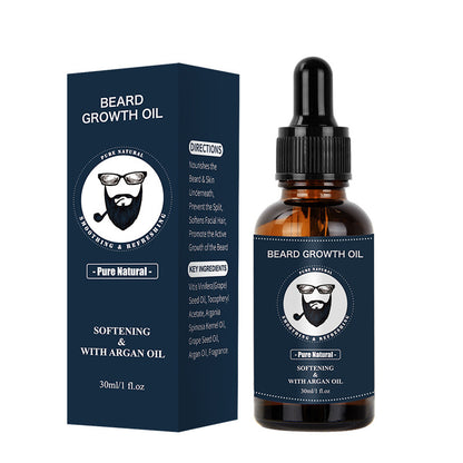 Men&#039;s Beard Oil Beard Oil Neutral Packaging Without LOGO Full English In Stock Factory Wholesale Beard Oil